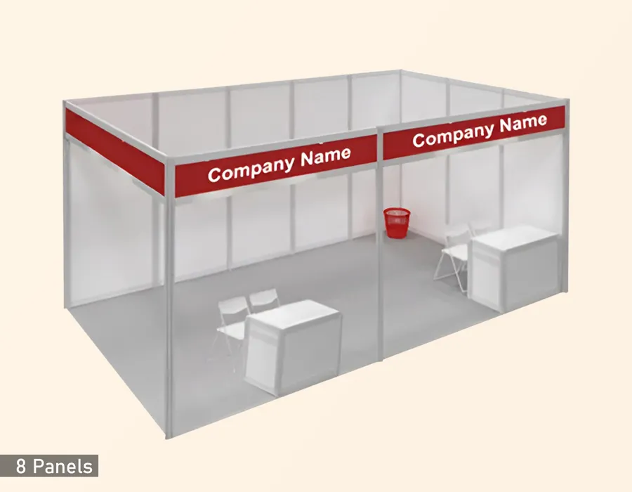 8 Panels Shell Scheme Booth