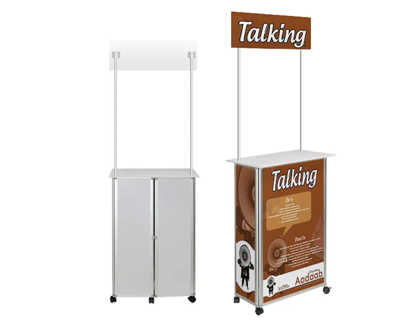 Aluminum Foldable Promotional Table Printing Lahore