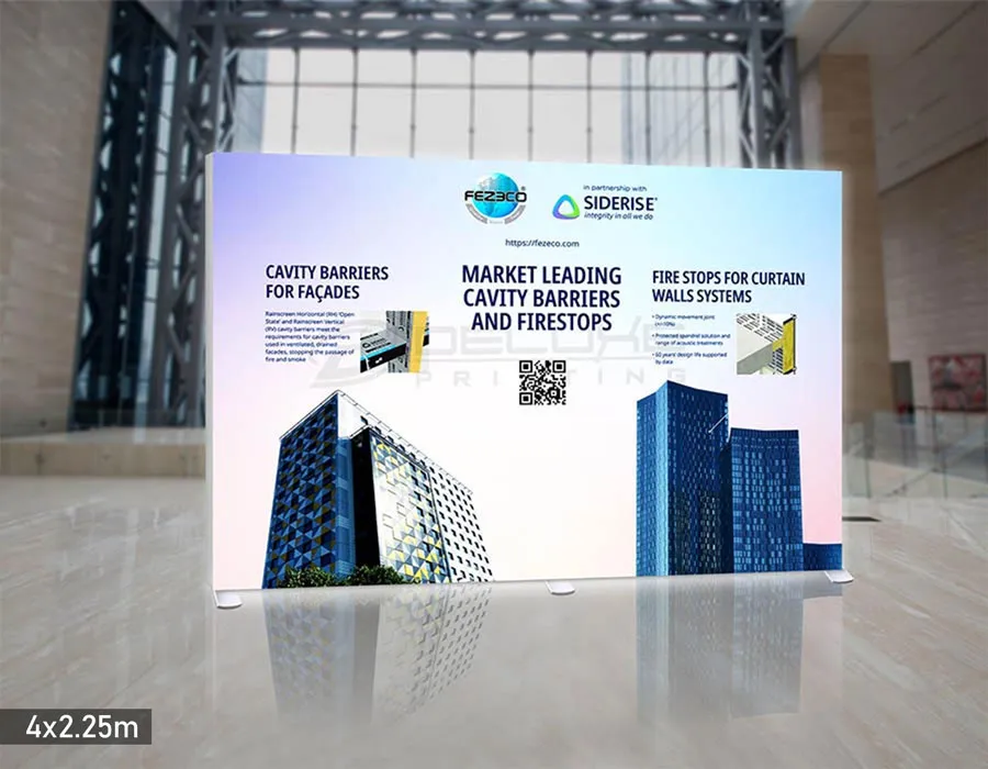 4 x 2.25m Backlit Backdrop Lahore