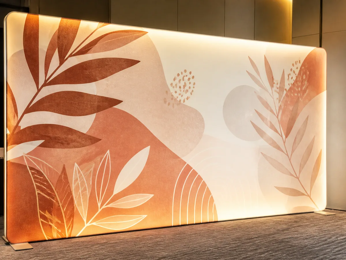 6 x 2.25m Backlit Backdrop Lahore