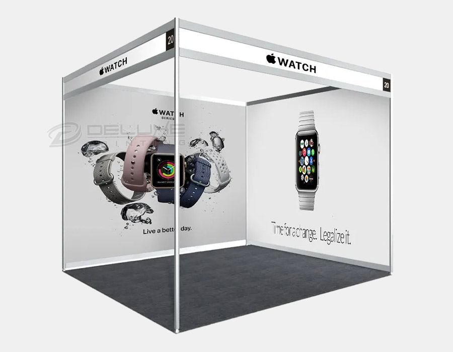 Continuous Shell Scheme Booth Branding Booth Printing Lahore