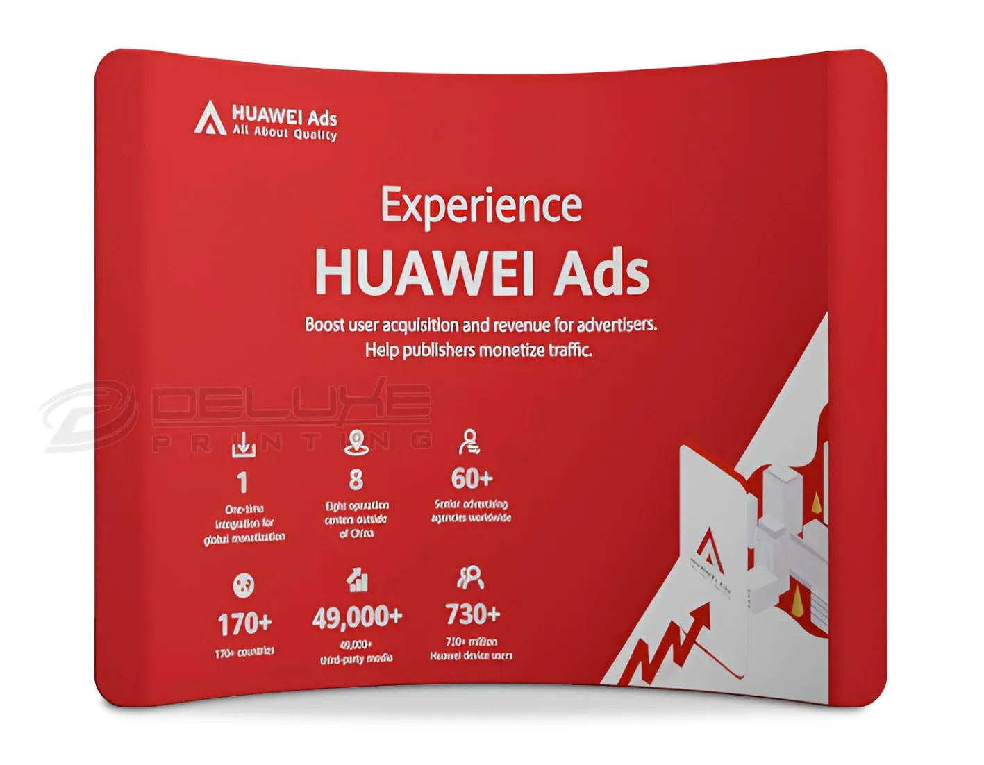 Curved Fabric Backdrop Printing Lahore