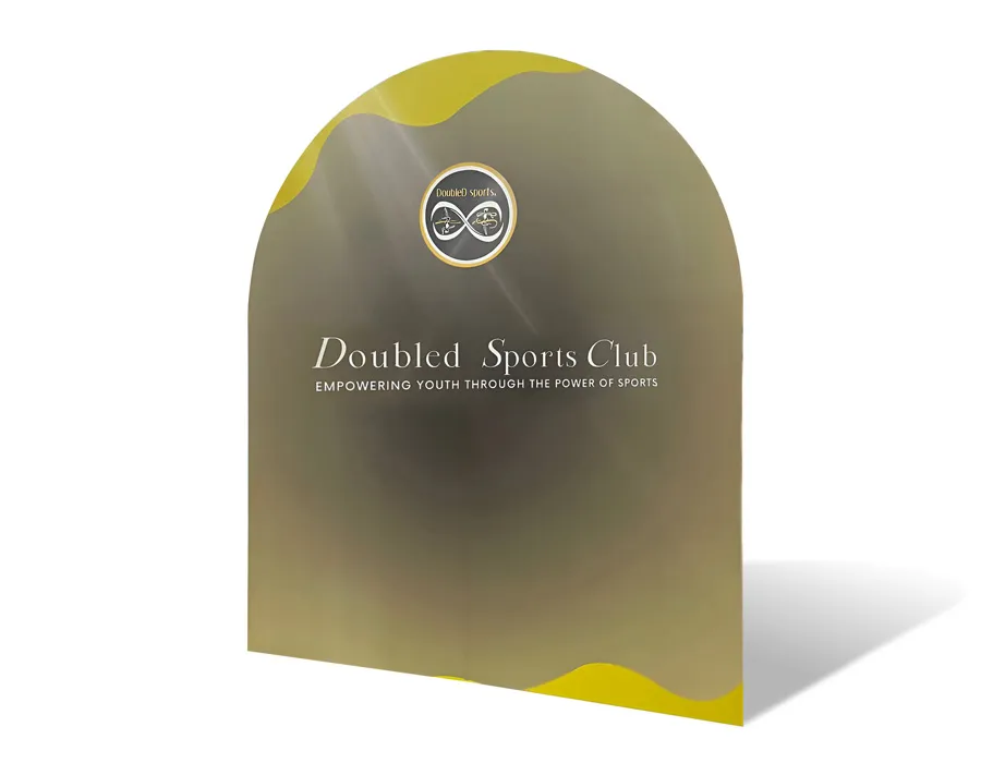 Curved Wooden Backdrop Lahore