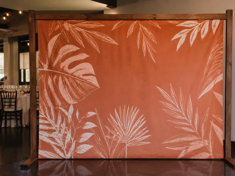Curved Wooden Backdrop Lahore