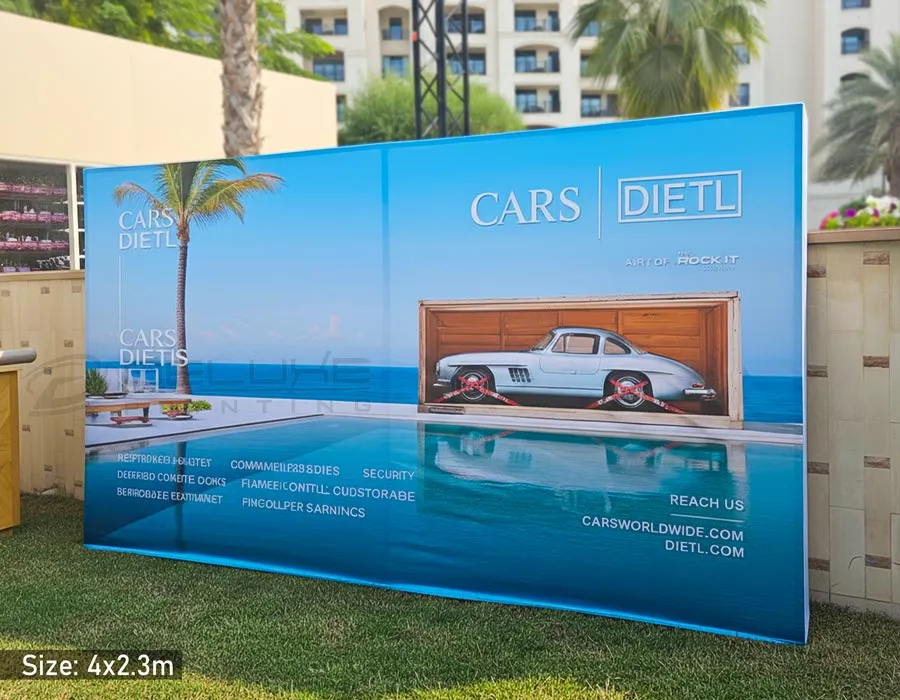 Fabric Backdrop Outdoor Half Lahore