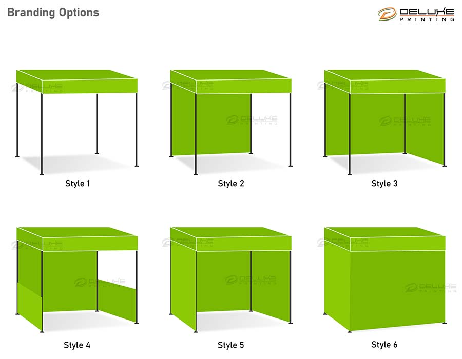 Tent Canopy with Back Wall Branding Lahore