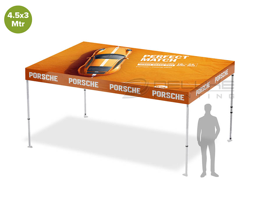 Flat Roof 4.5 x 3 Outdoor Tent Printing Lahore