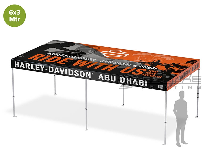 Flat Roof Tent Canopy Branding Lahore