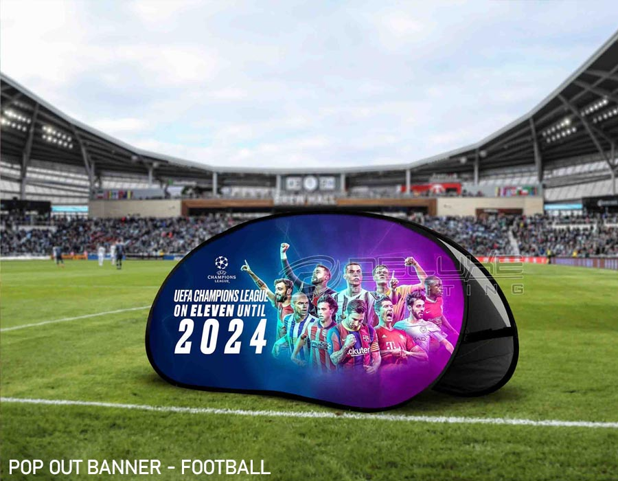 Football Pop out banner Lahore