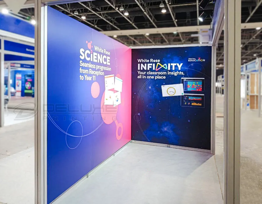 Forex Board Branding Shell Scheme Booth Branding