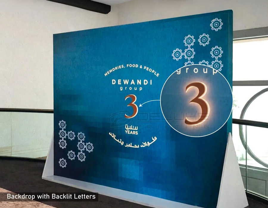 Wooden Backdrop With Base Lahore