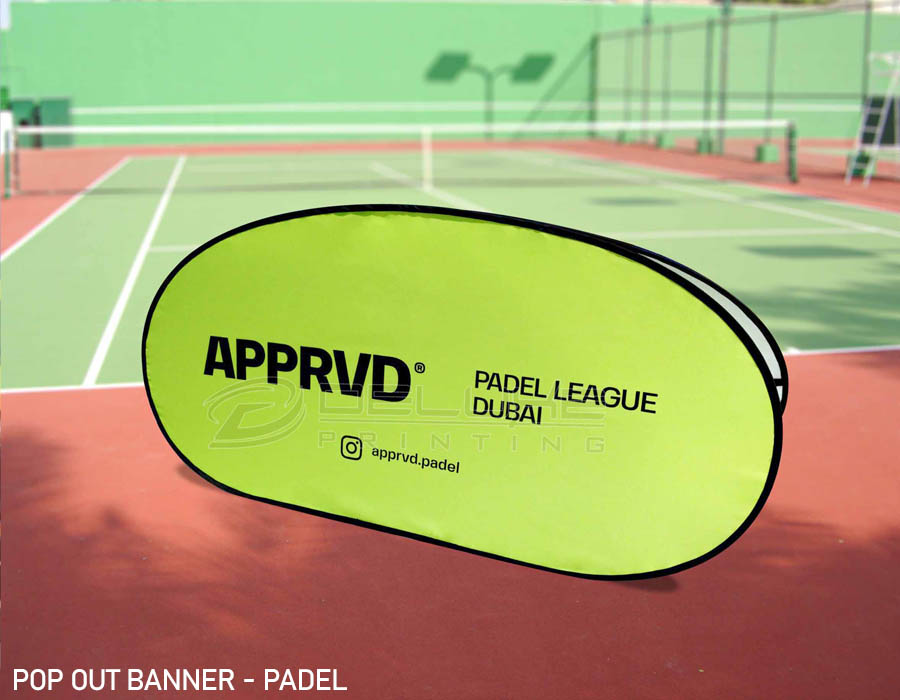 Padel Pop out banner Lahore