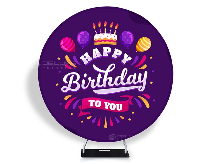 Round Fabric Backdrop Printing Lahore