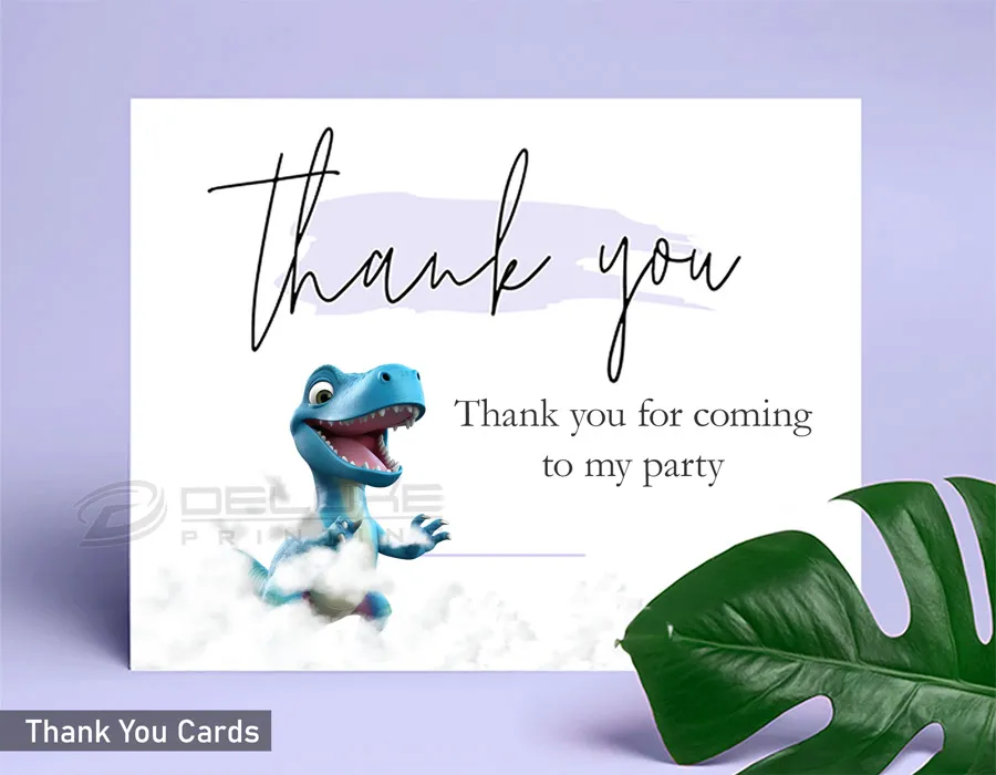 thank you cards for party
