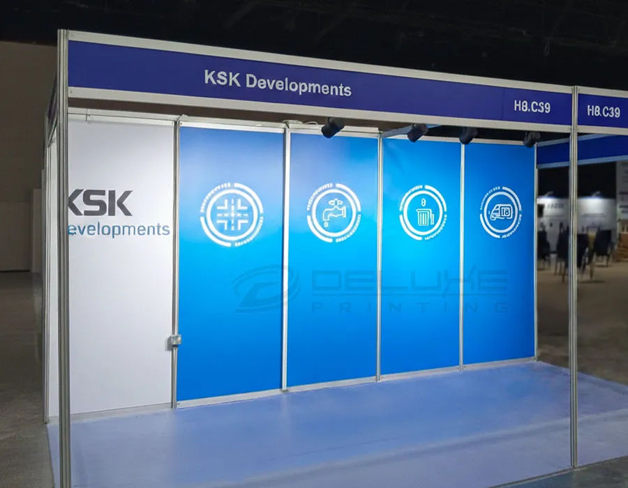 PVC Banner Shell Scheme Booth Branding Branding