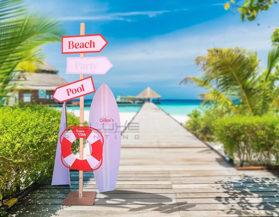 Product Standee for beach printing Lahore