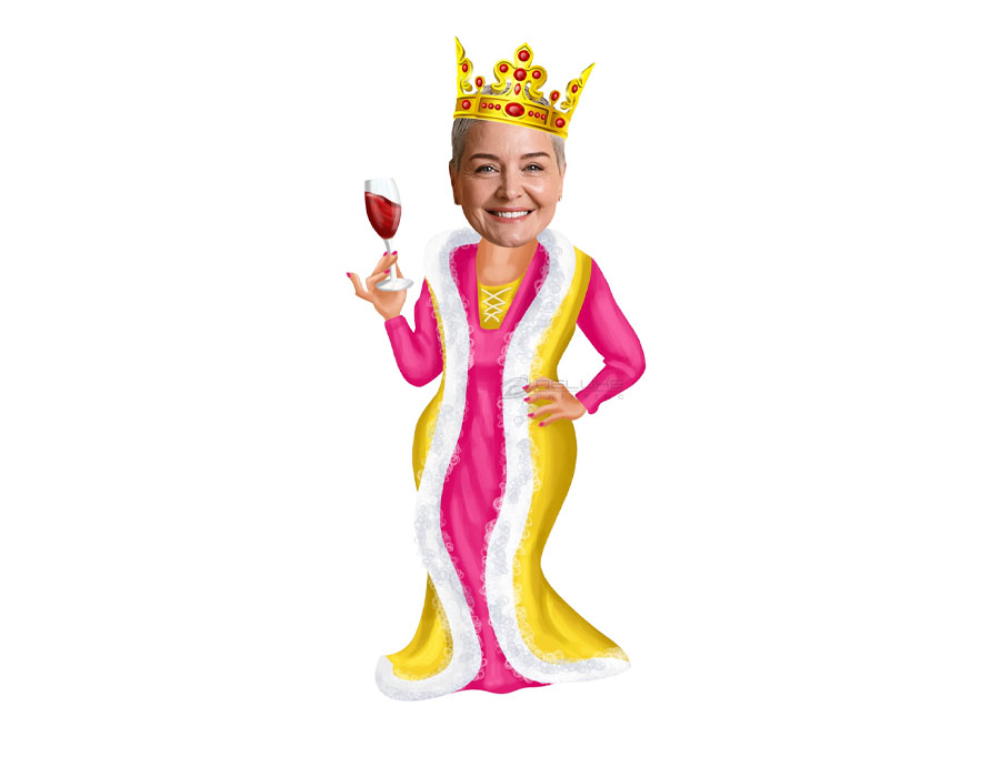 Queen Caricature Cutout Standee Lahore