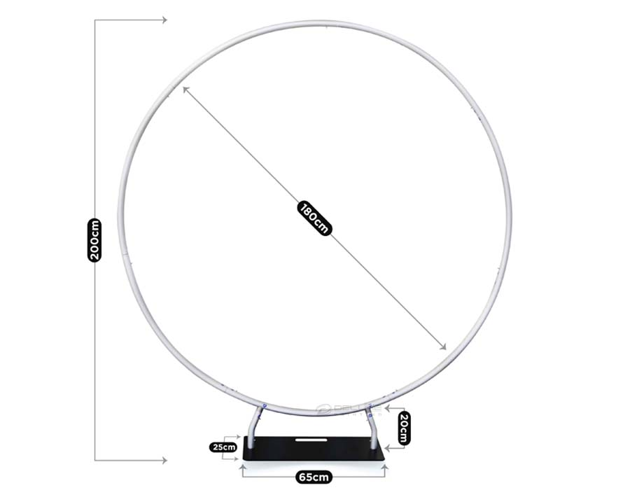 Round Fabric Backdrop Structure Lahore
