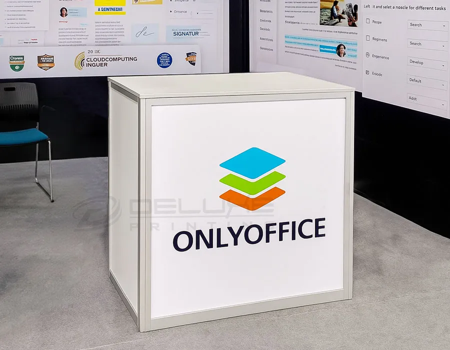 Continuous Shell Scheme Booth Branding Booth Printing Lahore