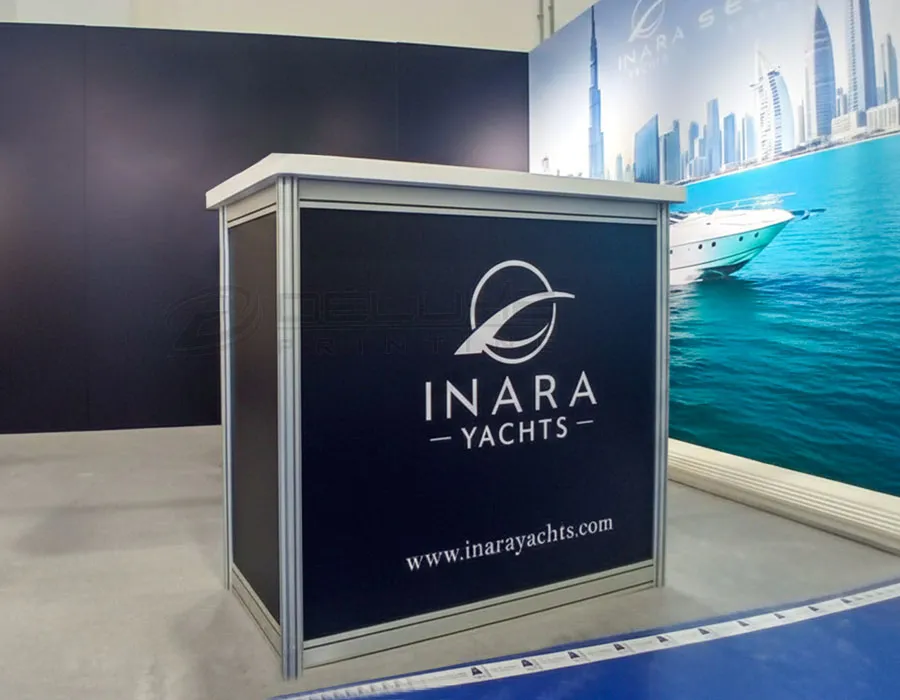 Continuous Shell Scheme Booth Branding Booth Printing Lahore