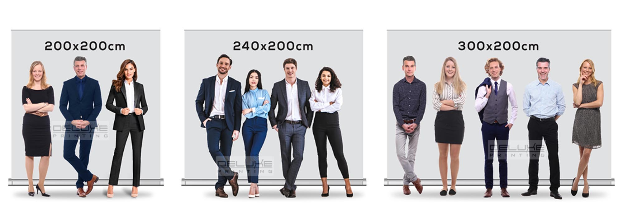 Size Comparison Rollup Banner Lahore