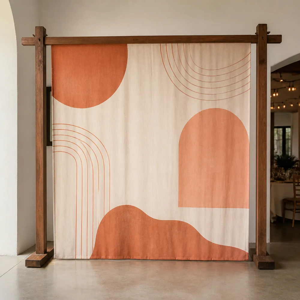 Wooden Frame Backdrop Printing Lahore