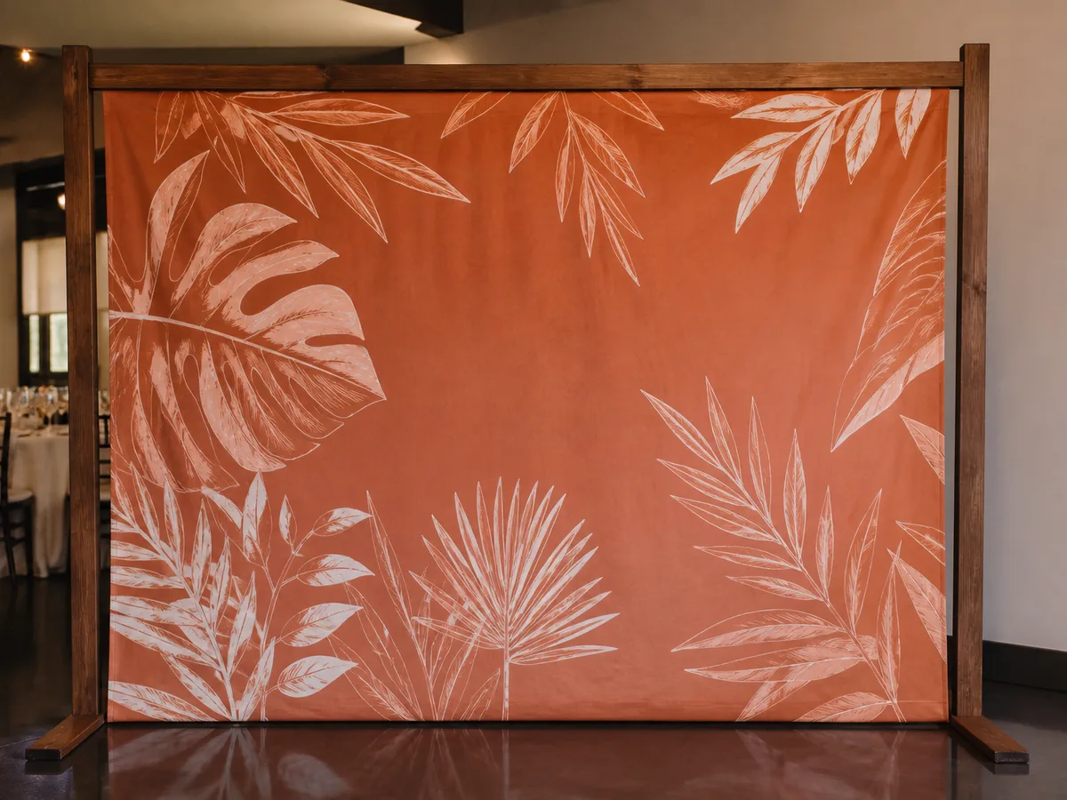 Wooden Frame Backdrop Printing Lahore