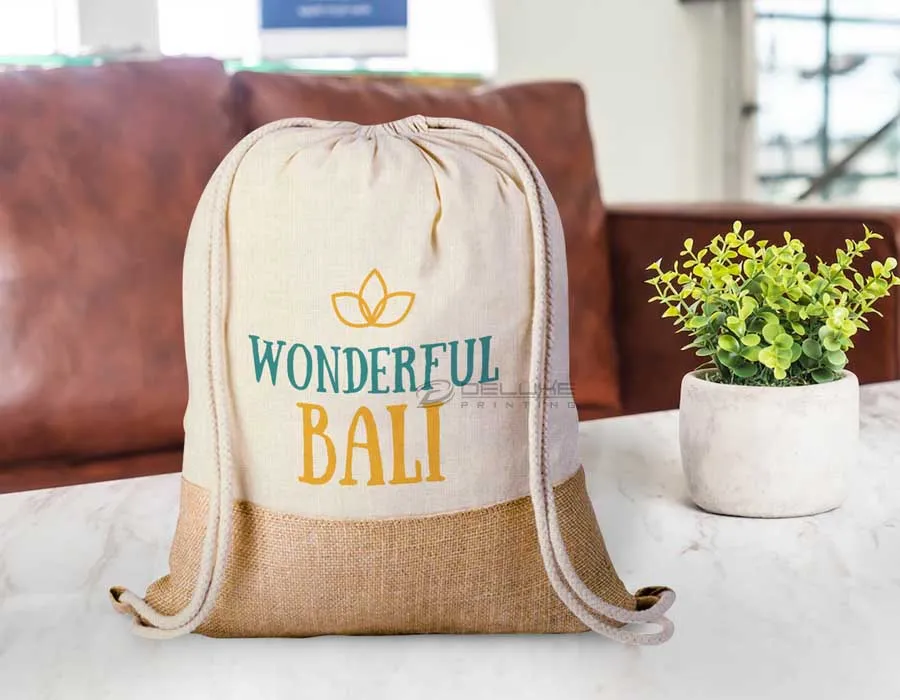 Cotton string Bags Portrait Printing Lahore