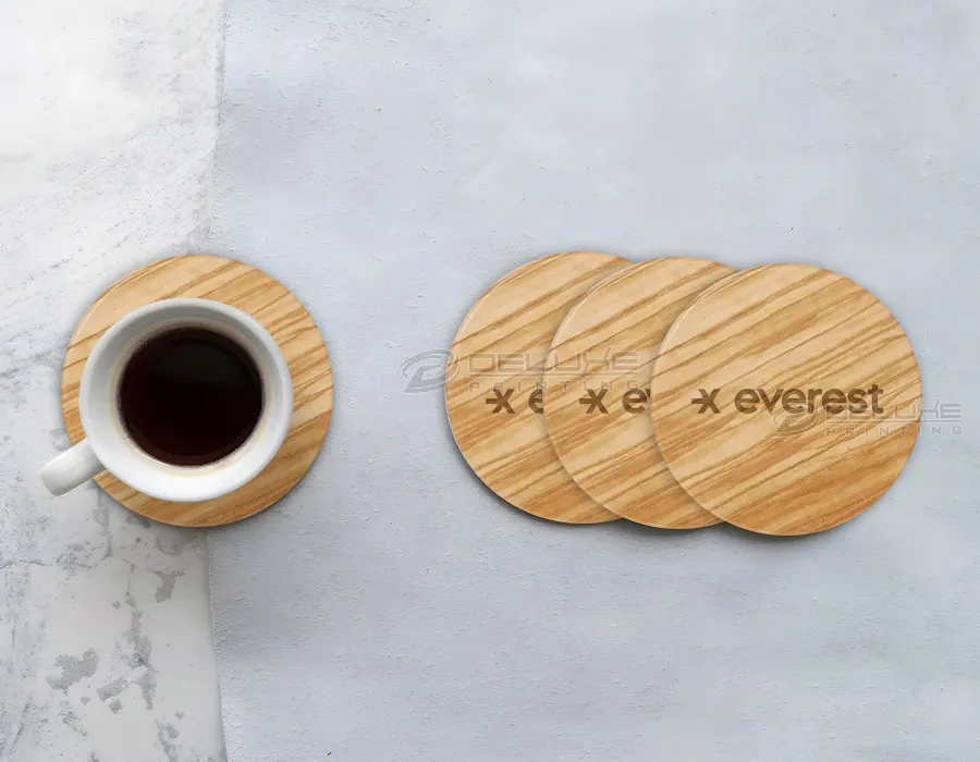 coaster bamboo Printing Lahore
