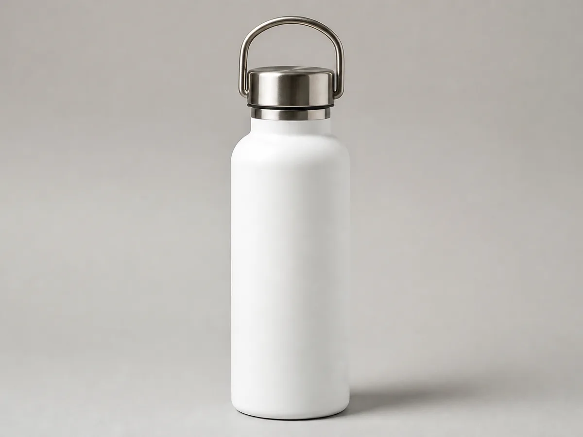 White Cooper Bottle Printing Lahore
