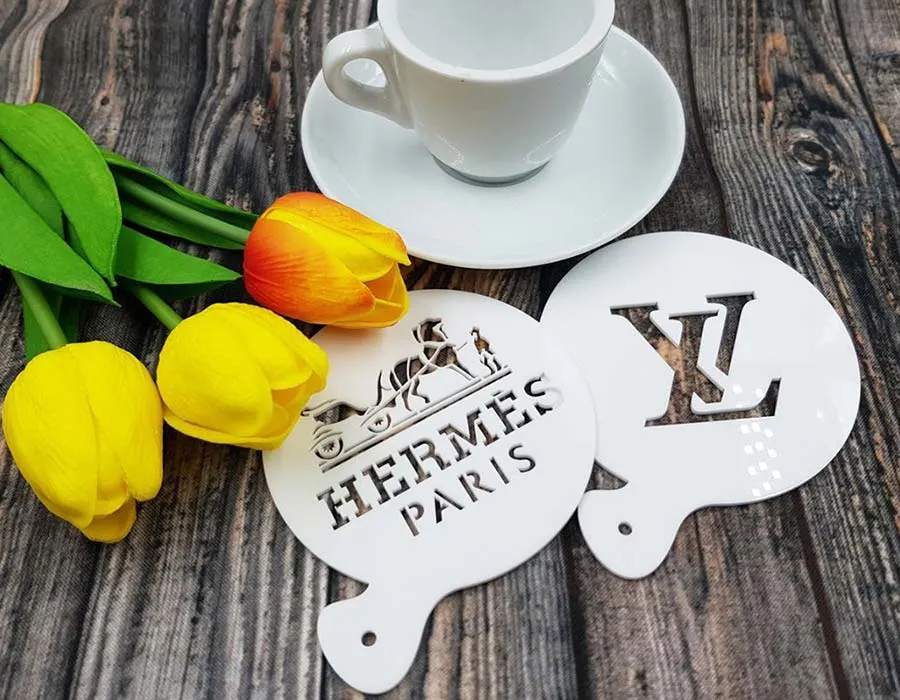 Customized acrylic coffe stancils Lahore