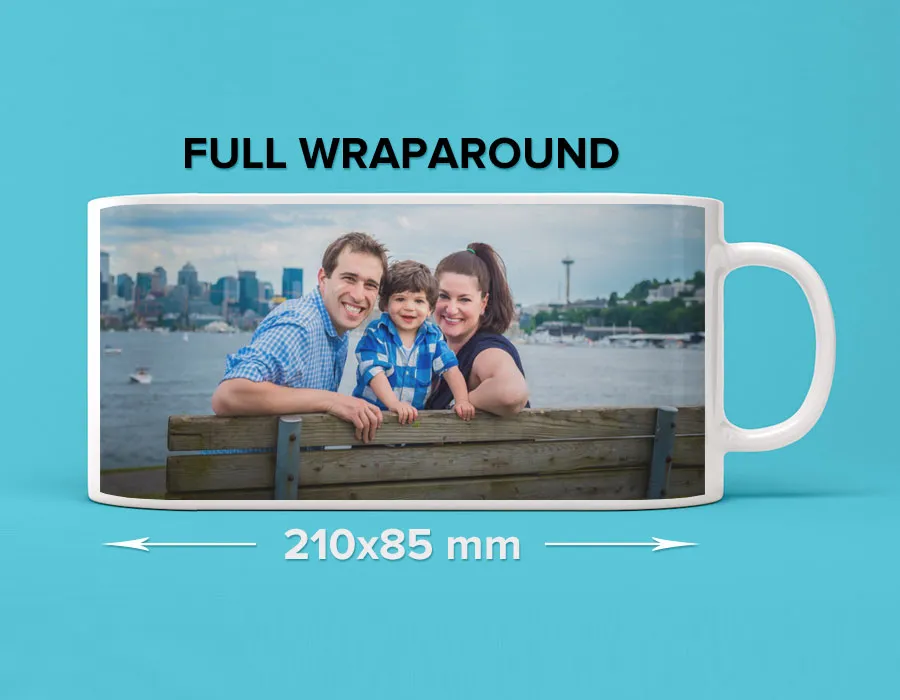 Top rim and handle colored mug printing Lahore