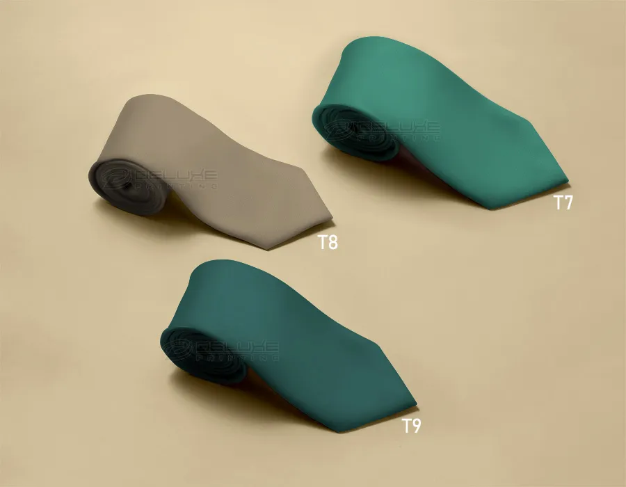 Green Color Ties Printing Lahore