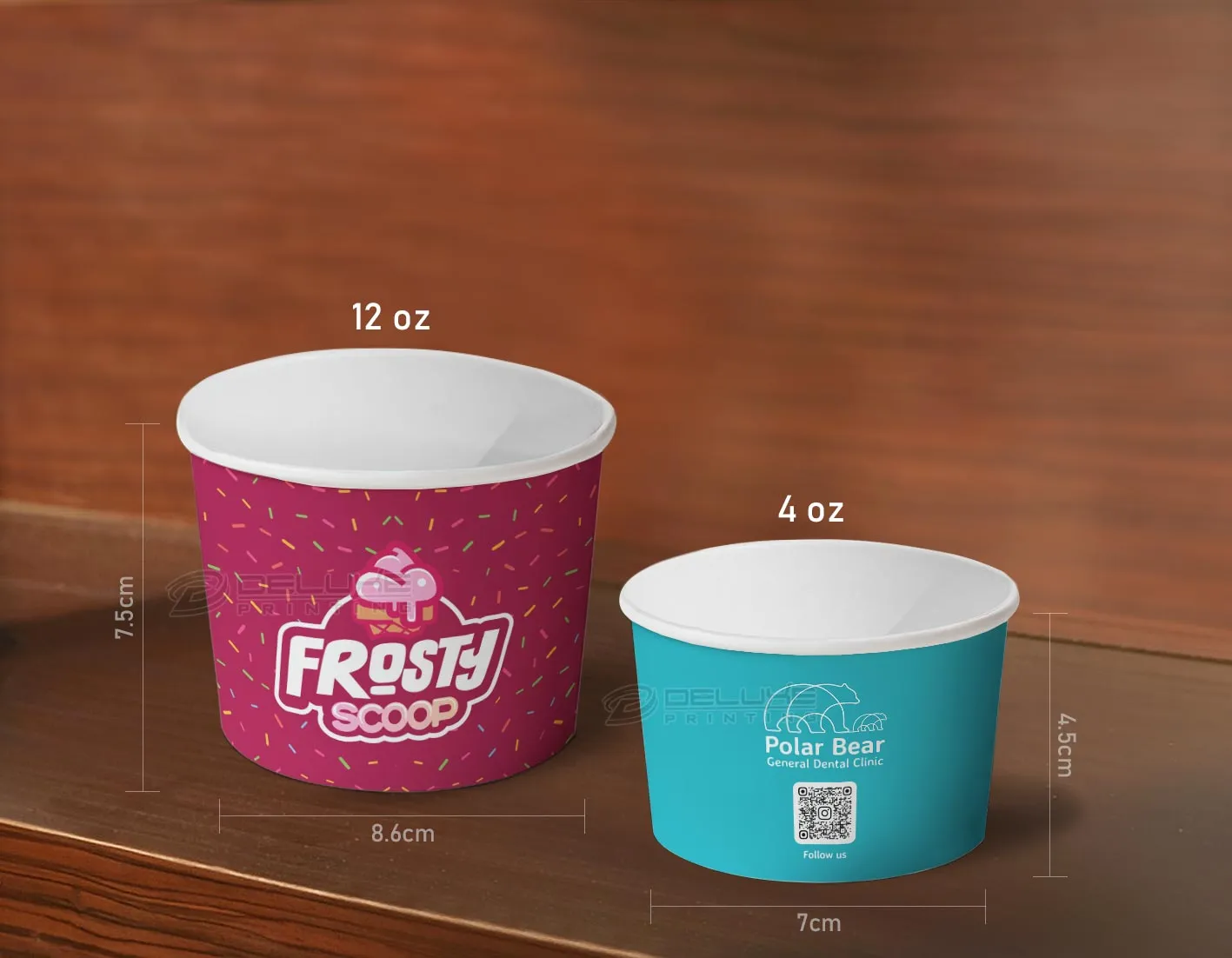 Ice Cream Cups Sizes Lahore