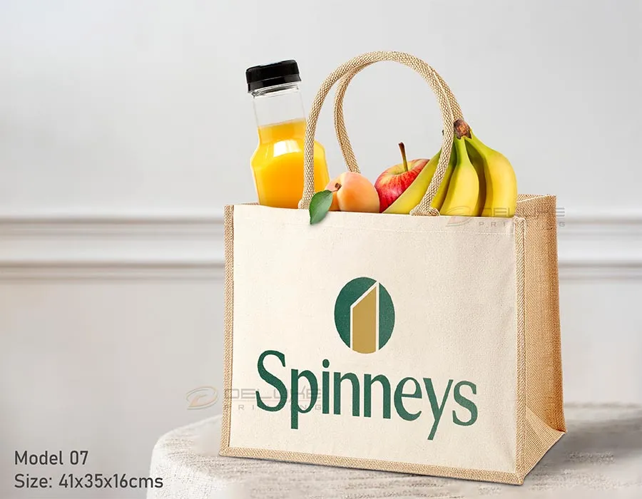 Jute Bags - Two Tone Printing Lahore