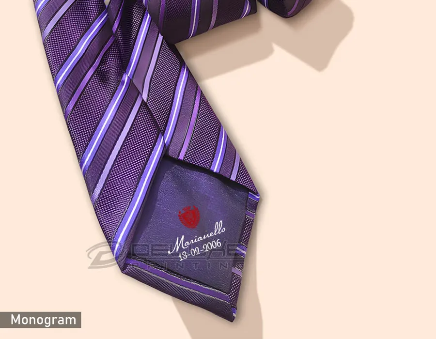 Monogram Tie Printing Lahore
