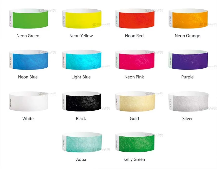 Tyvek Wristbands Printing Lahore