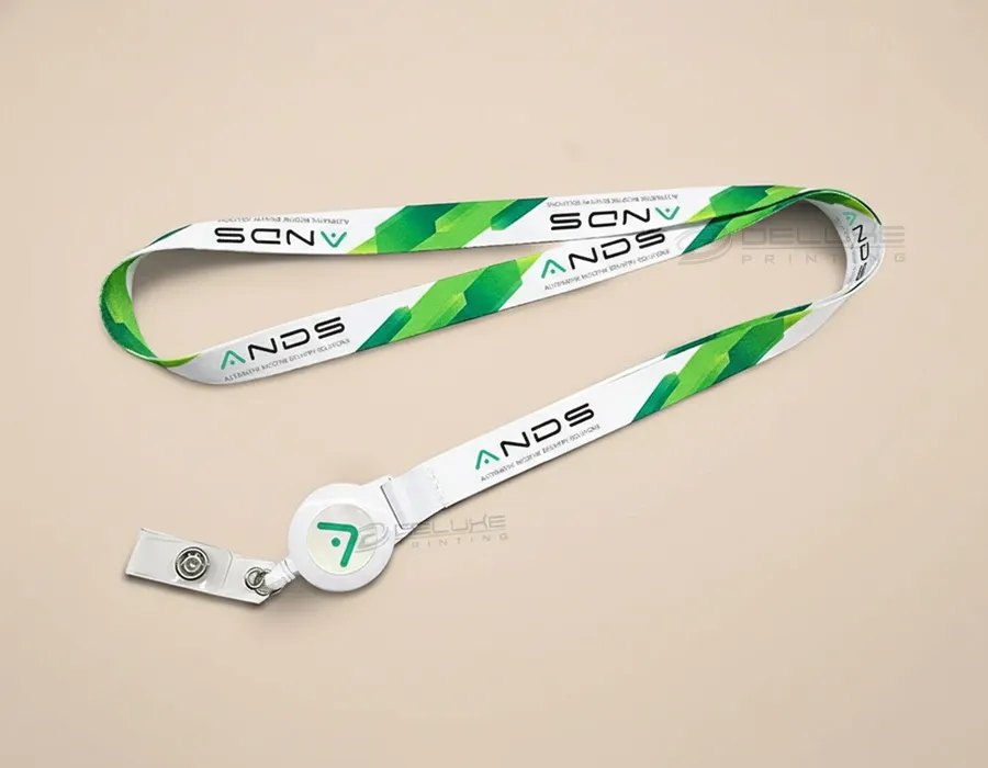 Reel Badge Lanyard Printing Lahore