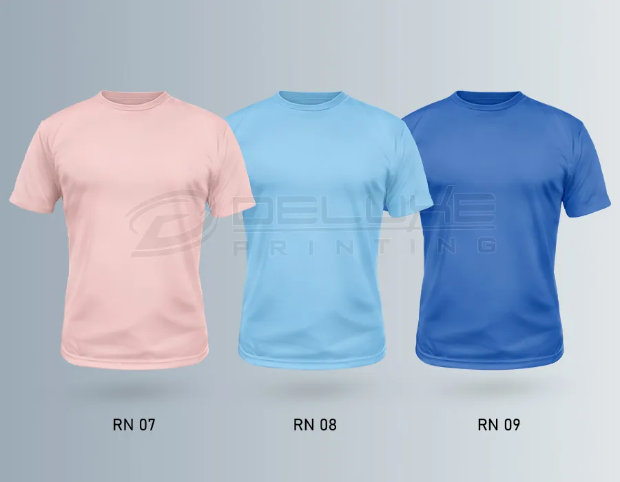 Ready Colors Round Neck T-shirt Printing Lahore