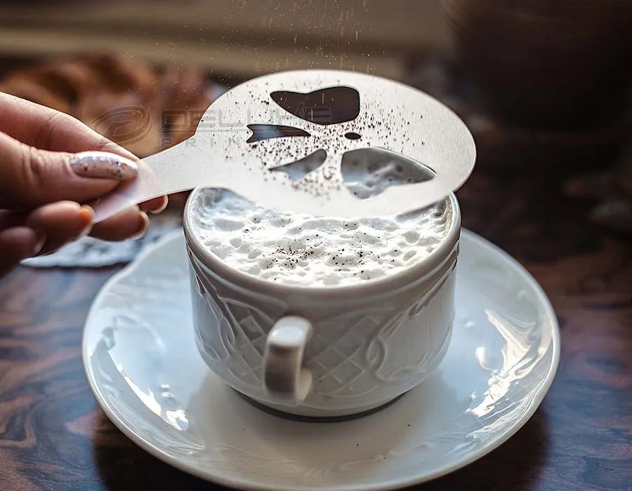 Soft PVC coffee Stencil Lahore