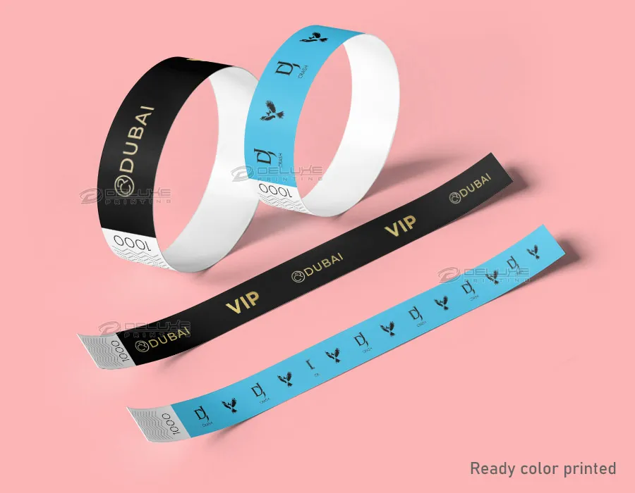 Tyvek Wristbands Printing Lahore