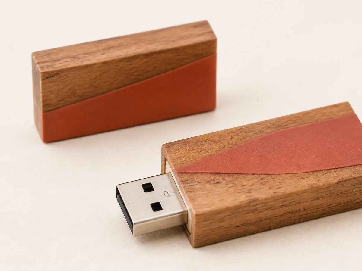 Wooden USB Engraving Lahore