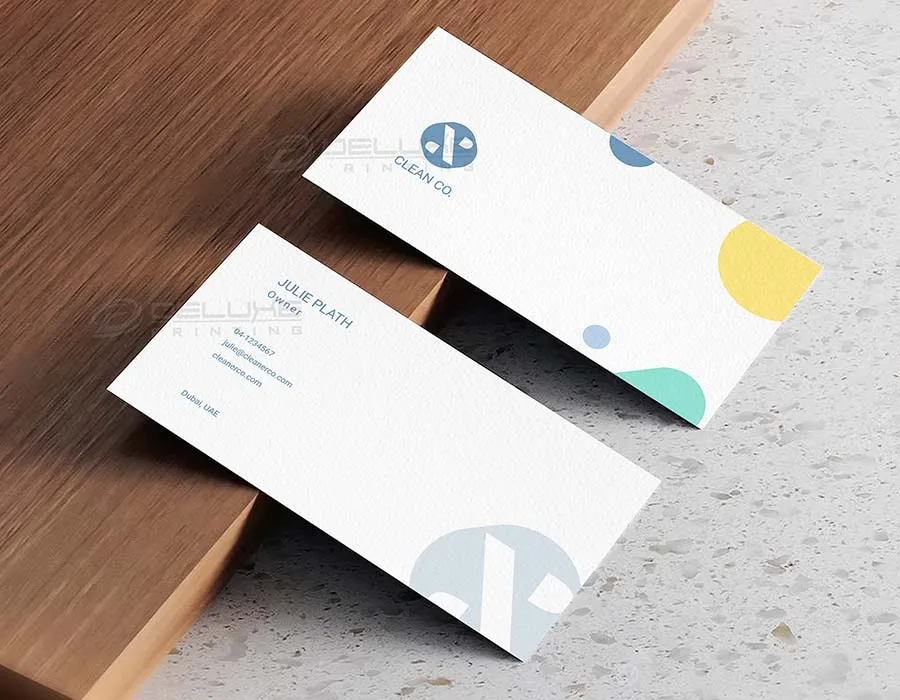 Pearl White Business Cards Lahore