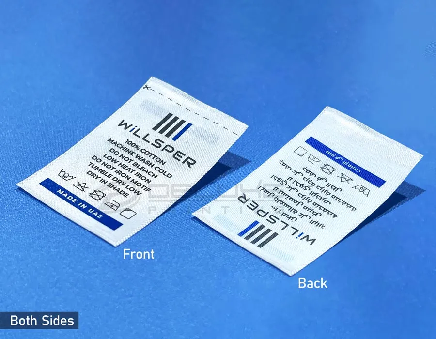 Woven Labels Printing Lahore