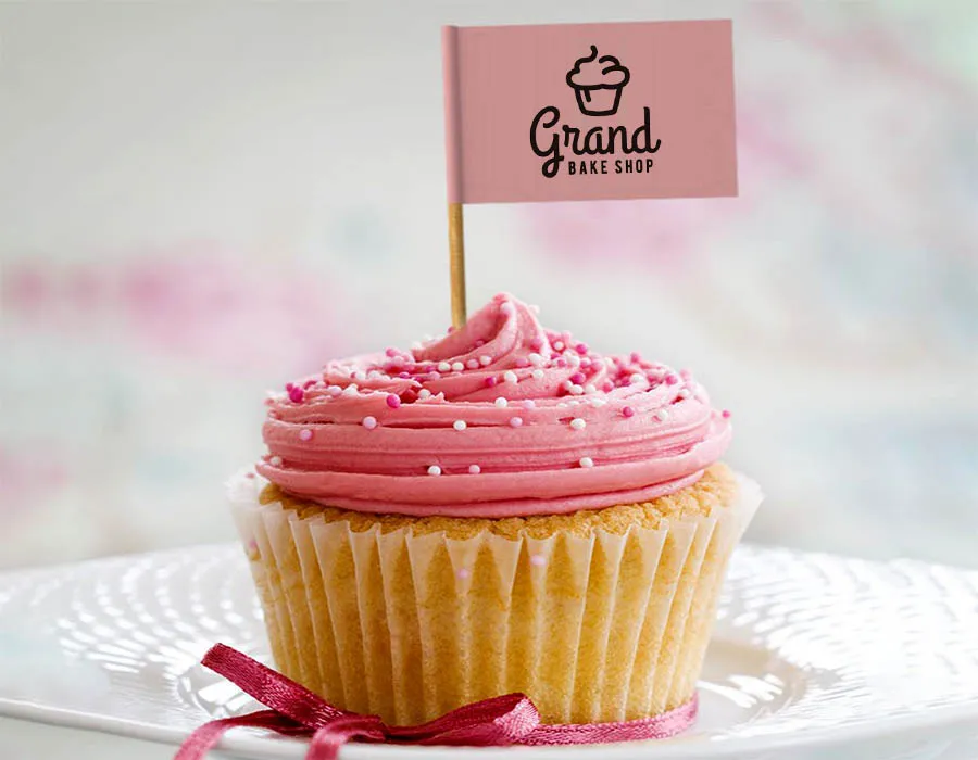 Cup Cake Toothpick Flags Lahore