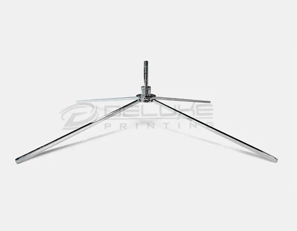 Chrome plated cross base