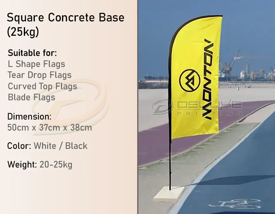 Square Concrete Base (25kgs)