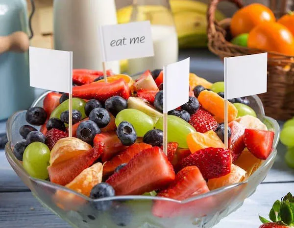 Fruit Salad Toothpick Flags Lahore
