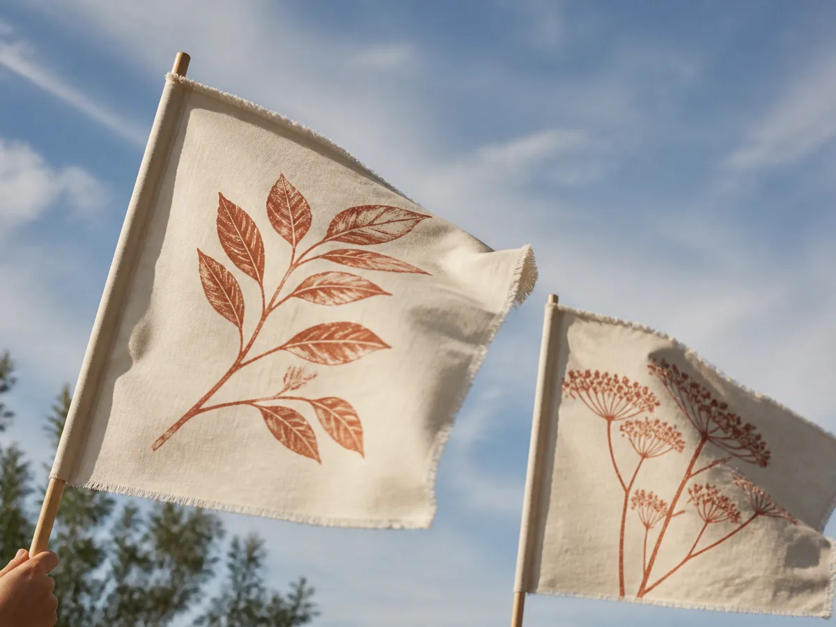 Hand Held Pole Flags Printing Lahore