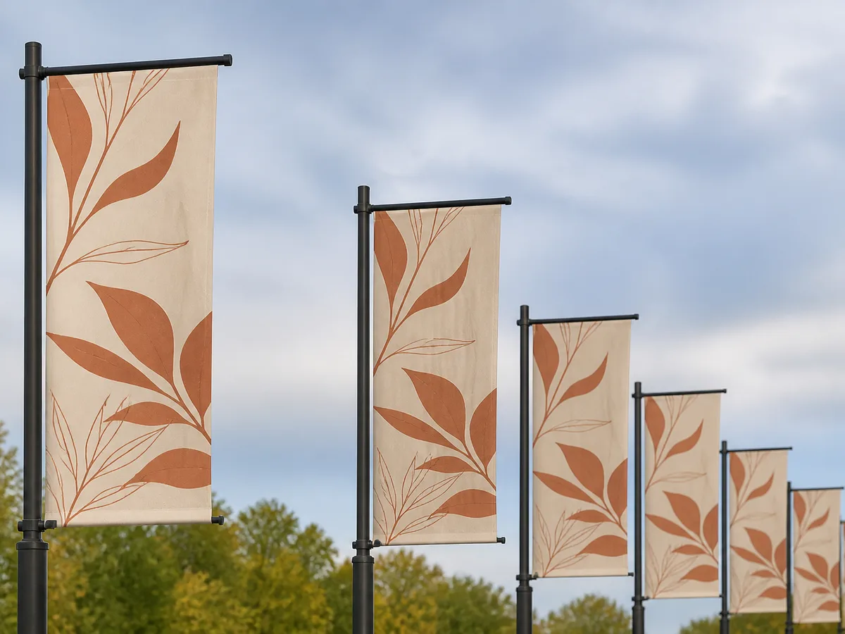 L Shape Flags Printing in Lahore